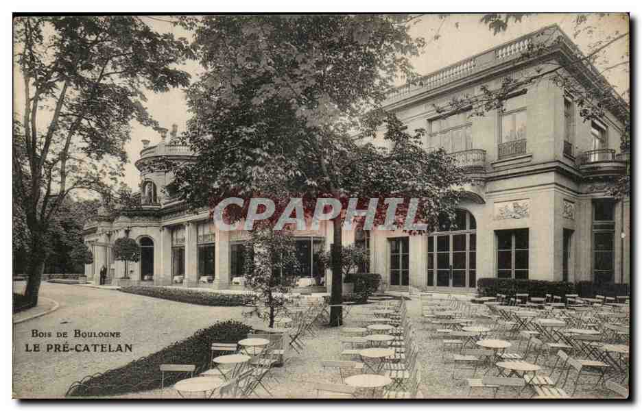 Bois de Boulogne CPA Le pre Catalan 