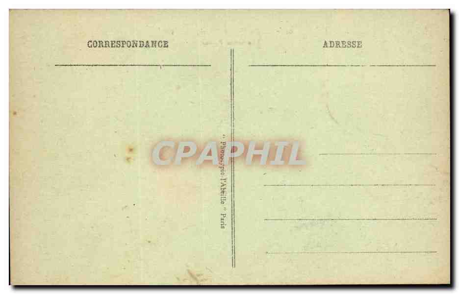 Paris CPA Le grand palais  — Verso