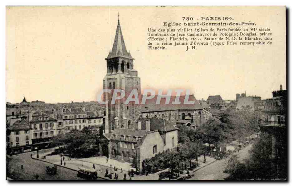 Paris CPA Eglise Saint Germain des Pres 