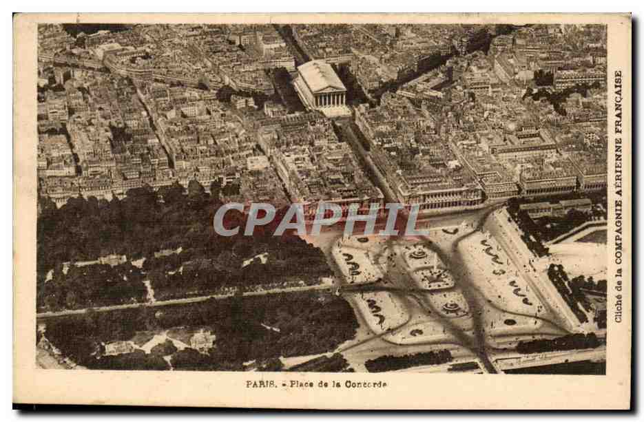 Paris CPA Place de la Concorde