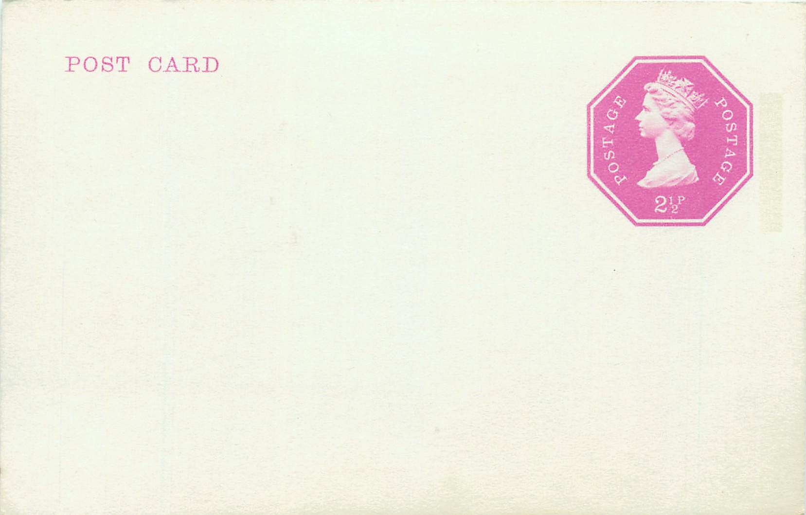Entier Postal Postal Stationary Grande Bretagne Great Britain Machin 2 1/2d