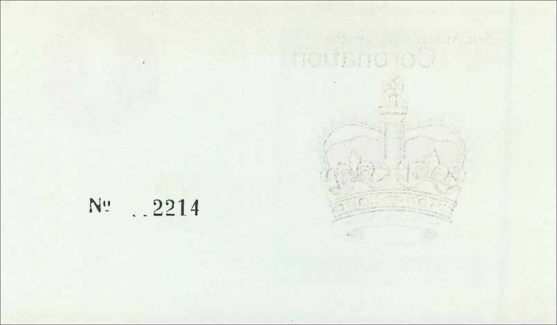 Entier Postal Postal Stationary Grande Bretagne Great Britain Machin 7d Crown Coronation — Verso