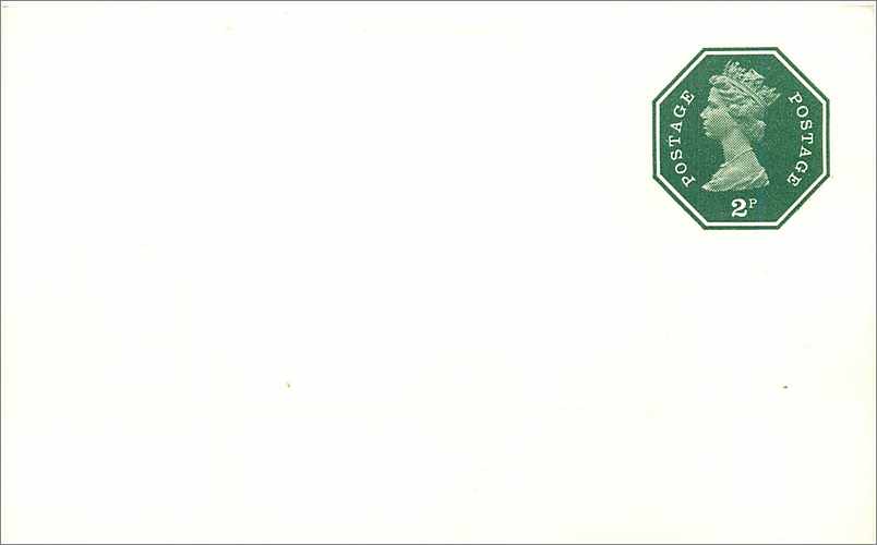 Entier Postal Postal Stationary Grande Bretagne Great Britain Machin 2p