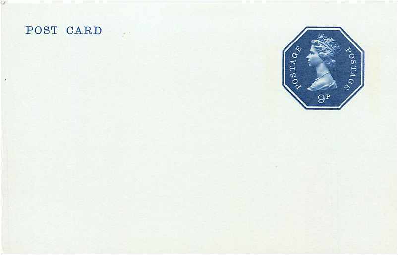 Entier Postal Postal Stationary Grande Bretagne Great Britain Machin 9p