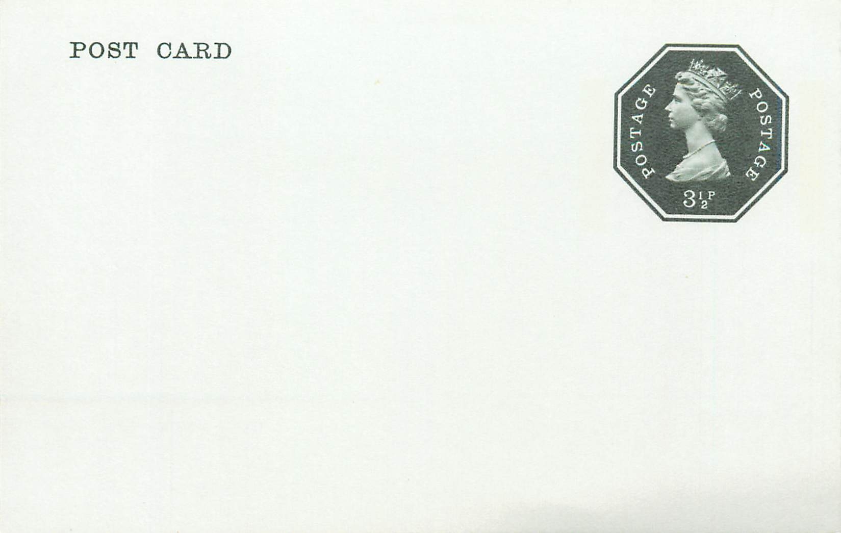 Entier Postal Postal Stationary Grande Bretagne Great Britain Machin 3 1/2p