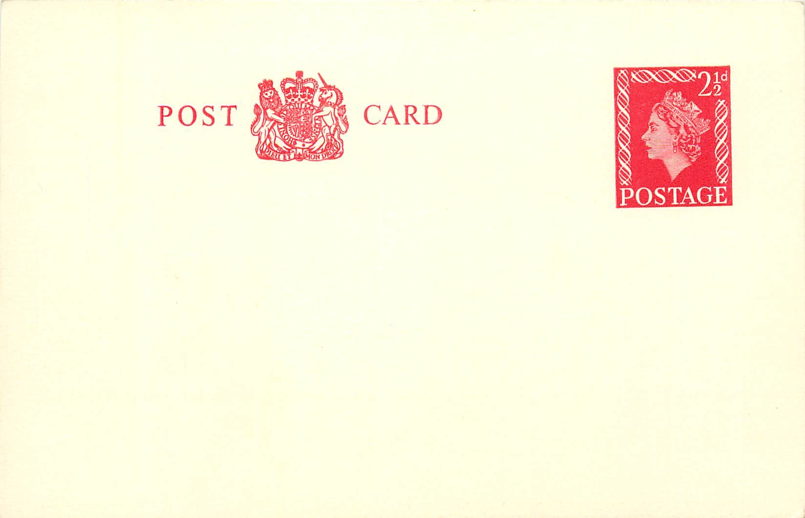 Entier Postal Postal Stationary Grande Bretagne Great Britain 2 1/2d