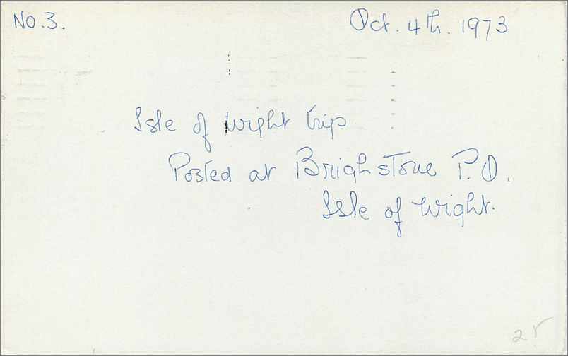 Entier Postal Postal Stationary Grande Bretagne Great Britain Machin 2 1/2d New port See to Glenham — Verso