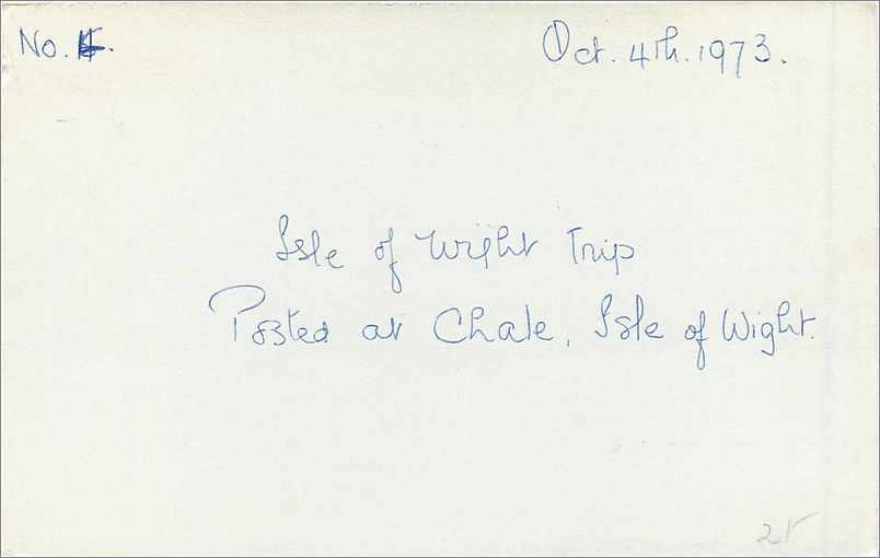 Entier Postal Postal Stationary Grande Bretagne Great Britain Machin 2 1/2d Ventnor Glenham — Verso
