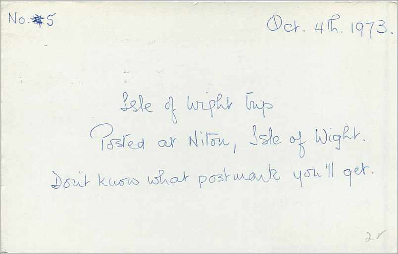 Entier Postal Postal Stationary Grande Bretagne Great Britain Machin 2 1/2d Ventnor Glenham — Verso