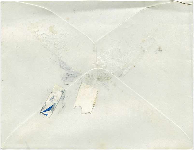 Entier Postal Postal Stationary Grande Bretagne Great Britain 4d — Verso