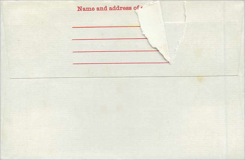Entier Postal Postal Stationary Grande Bretagne Great Britain 1d Exeter for Manchester 1970 — Verso