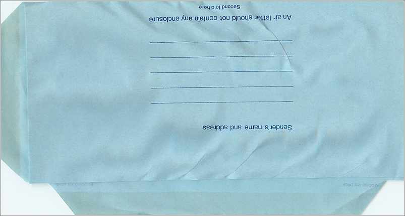 Entier Postal Postal Stationary Grande Bretagne Great Britain Aerogram Isle of Man — Verso