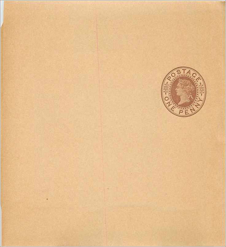 Entier Postal Postal Stationary Grande Bretagne Great Britain 1p Wrapper