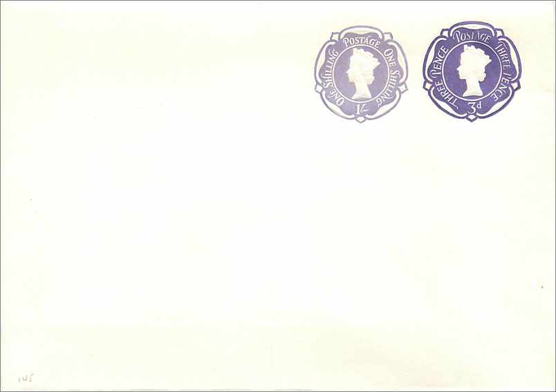 Entier Postal Postal Stationary Grande Bretagne Great Britain Machin 1 + 3d