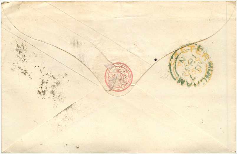 Entier Postal Postal Stationary Grande Bretagne Great Britain Machin 1p — Verso
