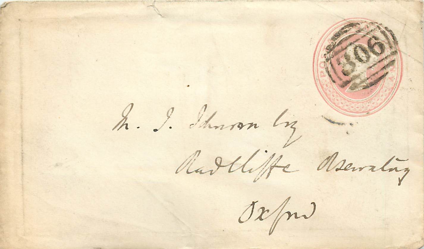 Entier Postal Postal Stationary Grande Bretagne Great Britain Machin 1p for Oxford