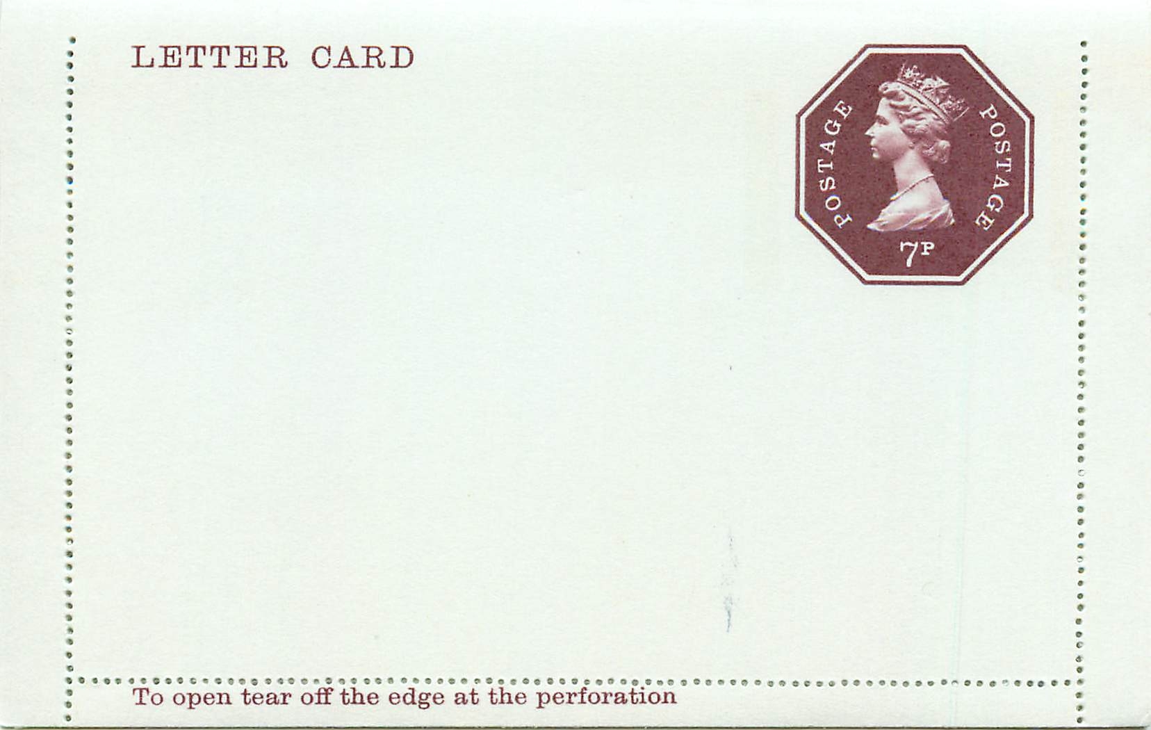Entier Postal Postal Stationary Grande Bretagne Great Britain Machin Machin 7p