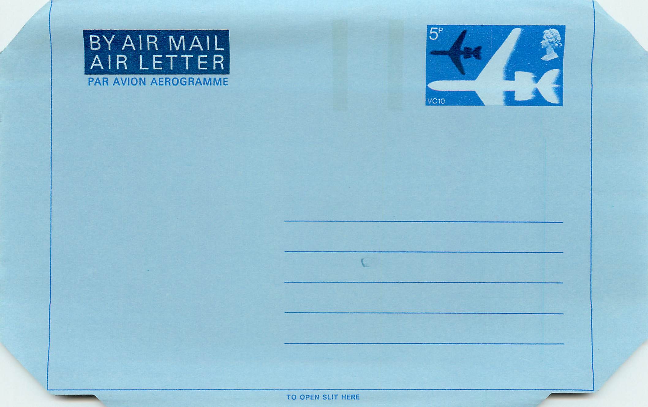 Entier Postal Postal Stationary Grande Bretagne Great Britain Machin Aerogram 5p