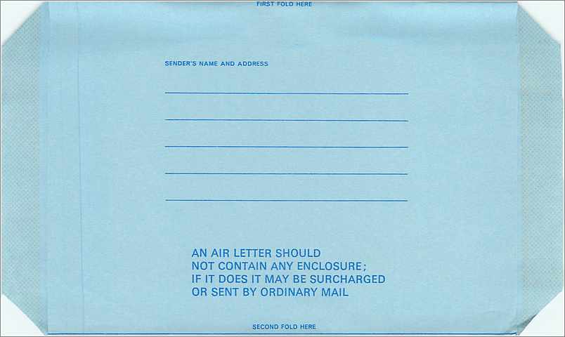 Entier Postal Postal Stationary Grande Bretagne Great Britain Machin Aerogram 5p — Verso