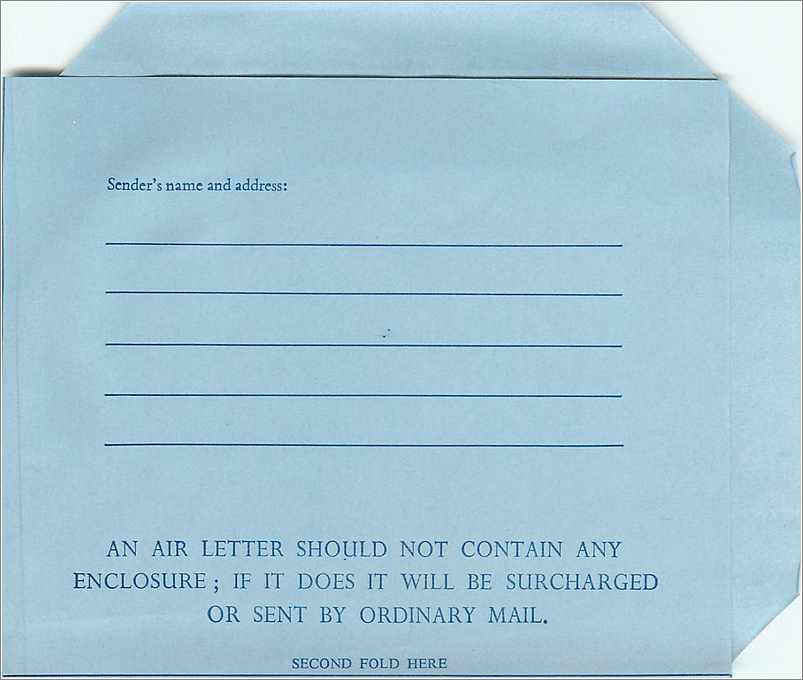 Entier Postal Postal Stationary Grande Bretagne Great Britain Machin Aerogram Guernsey  — Rückseite