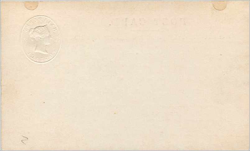 Entier Postal Postal Stationary Grande Bretagne Great Britain  — Verso
