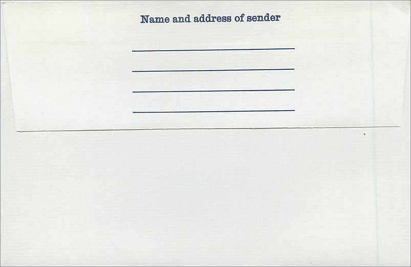 Entier Postal Postal Stationary Grande Bretagne Great Britain 4d — Verso