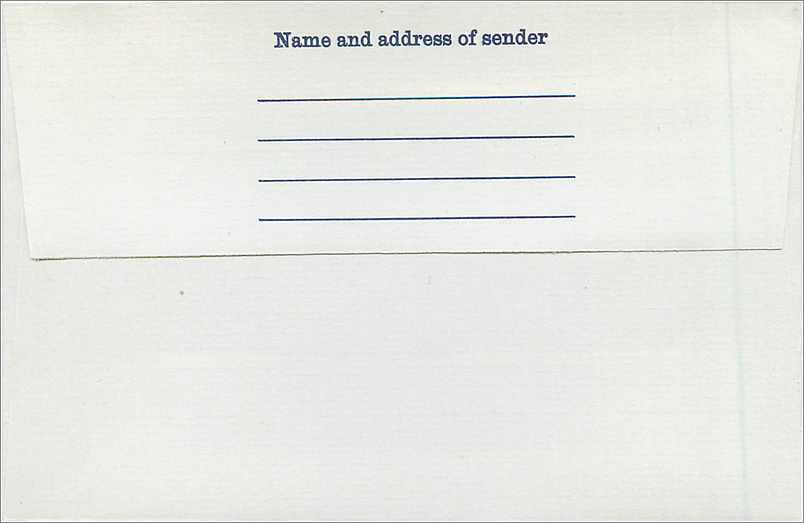 Entier Postal Postal Stationary Grande Bretagne Great Britain 4d — Verso