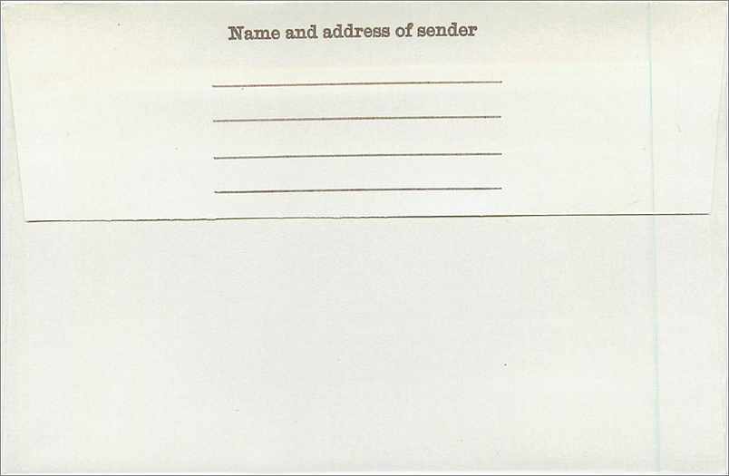 Entier Postal Postal Stationary Grande Bretagne Great Britain 4d — Verso