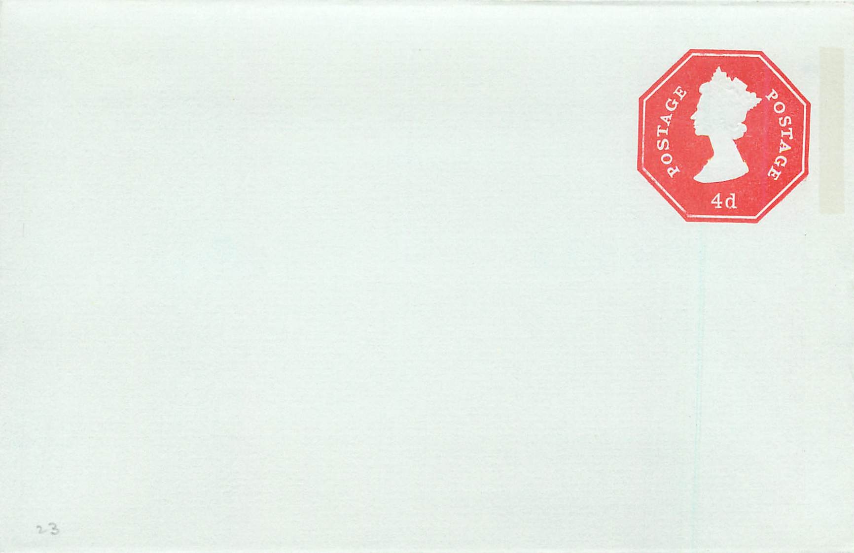 Entier Postal Postal Stationary Grande Bretagne Great Britain 4d