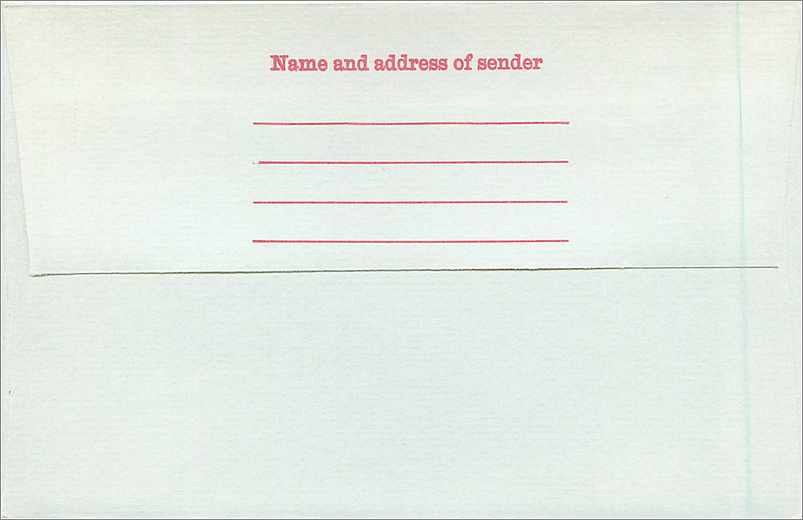 Entier Postal Postal Stationary Grande Bretagne Great Britain 4d — Verso