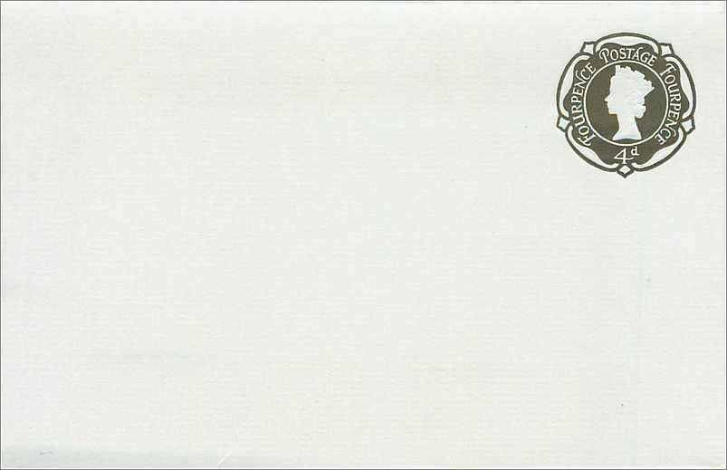 Entier Postal Postal Stationary Grande Bretagne Great Britain 4d 