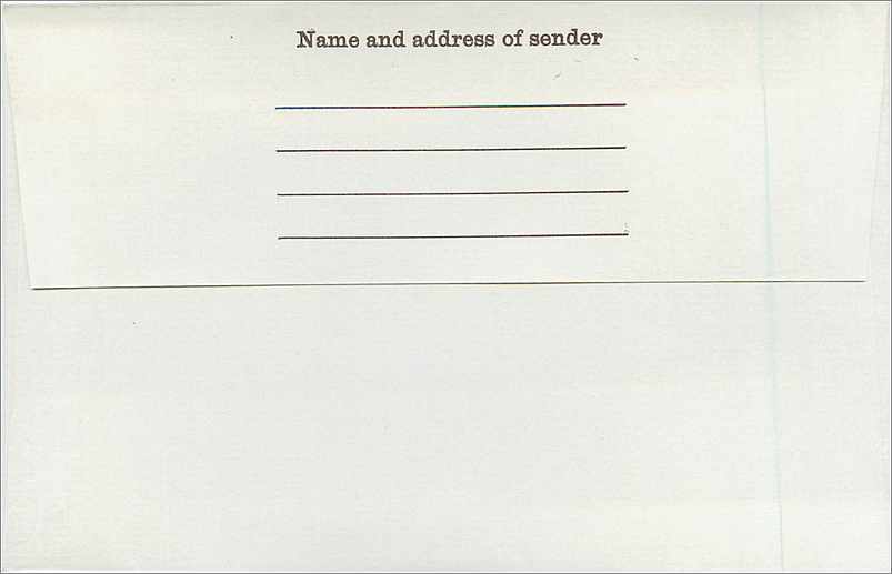 Entier Postal Postal Stationary Grande Bretagne Great Britain 4d  — Verso