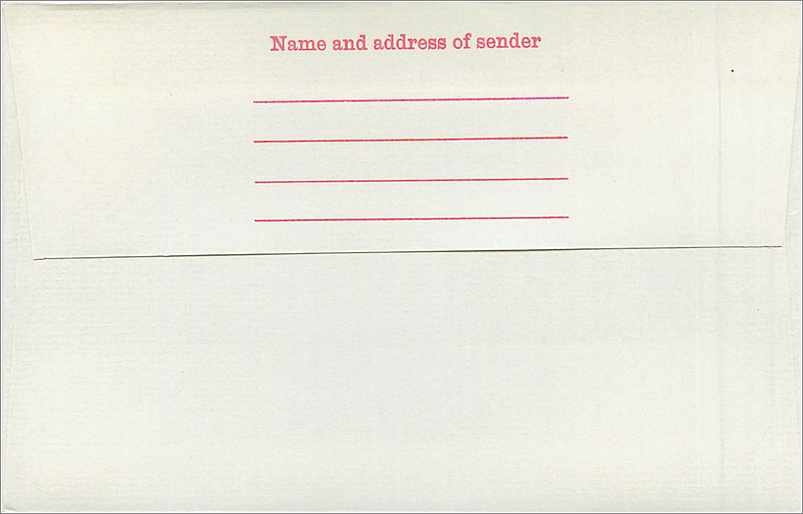 Entier Postal Postal Stationary Grande Bretagne Great Britain 4d  — Verso