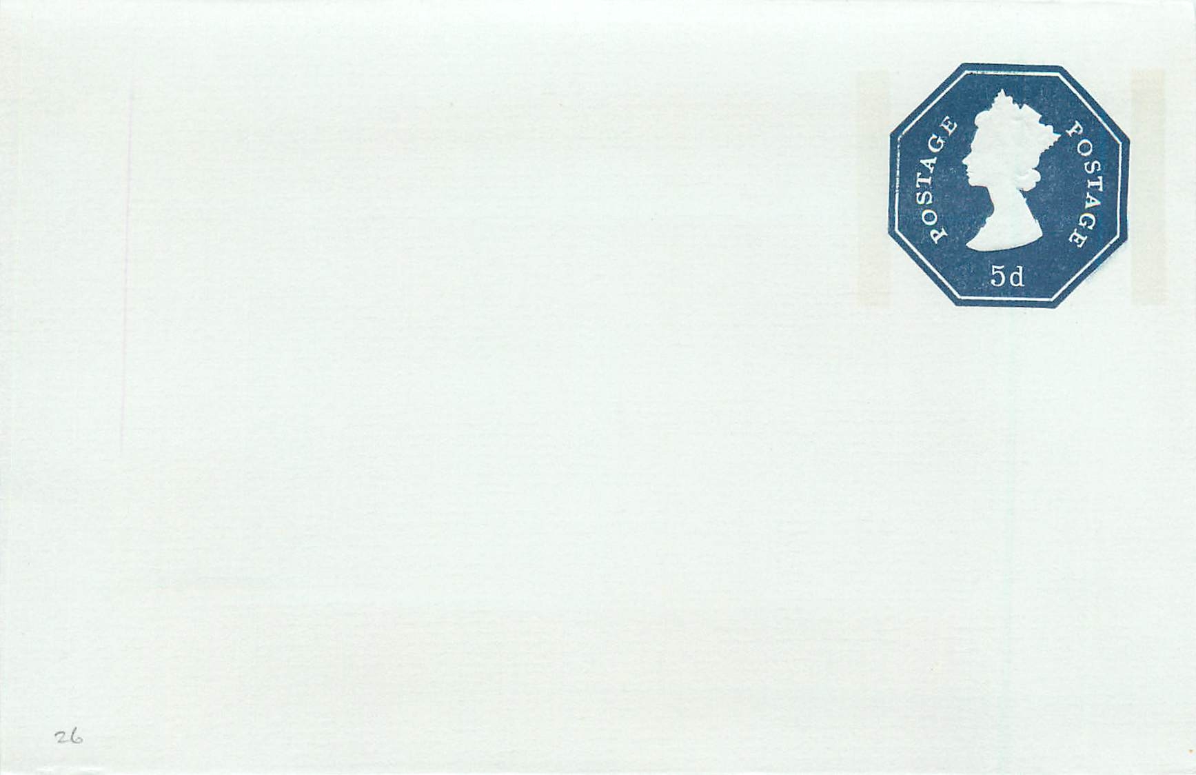 Entier Postal Postal Stationary Grande Bretagne Great Britain 5d 
