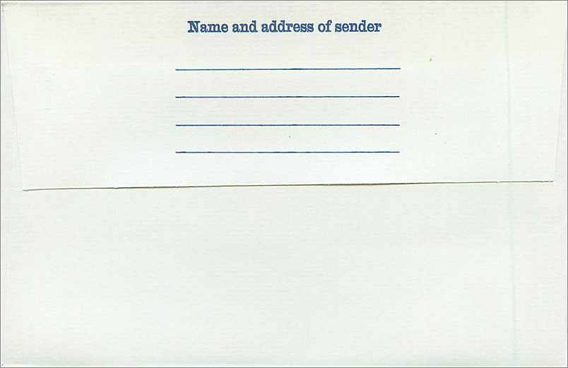 Entier Postal Postal Stationary Grande Bretagne Great Britain 5d  — Verso