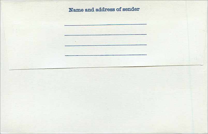 Entier Postal Postal Stationary Grande Bretagne Great Britain 5d  — Verso