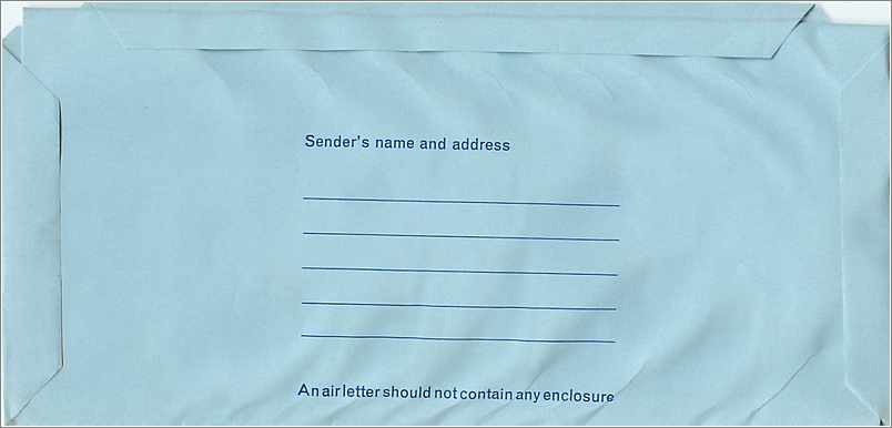 Entier Postal Postal Stationary Grande Bretagne Great Britain Isle of Man Machin 6 1/2p — Verso