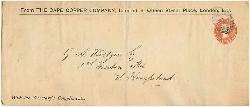 Entier Postal Postal Stationary Grande Bretagne Great Britain 1/2p 