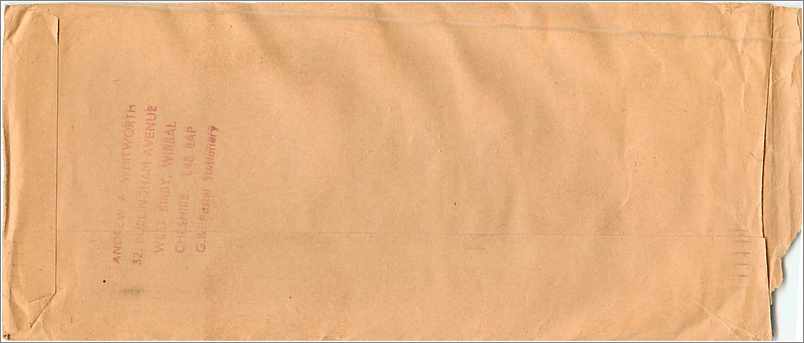 Entier Postal Postal Stationary Grande Bretagne Great Britain Machin for USA — Verso