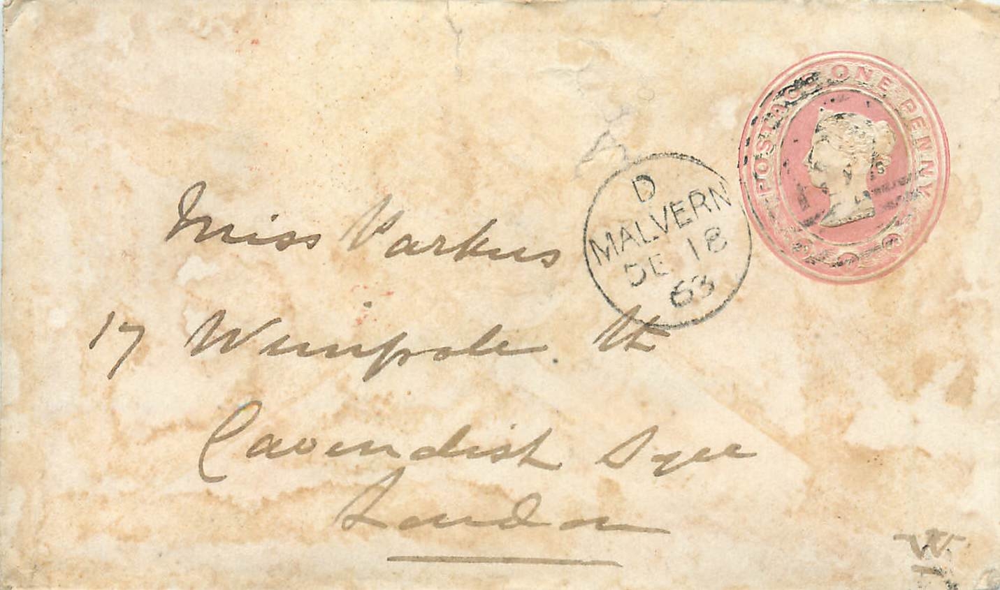 Entier Postal Postal Stationary Grande Bretagne Great Britain 1p Malvern 