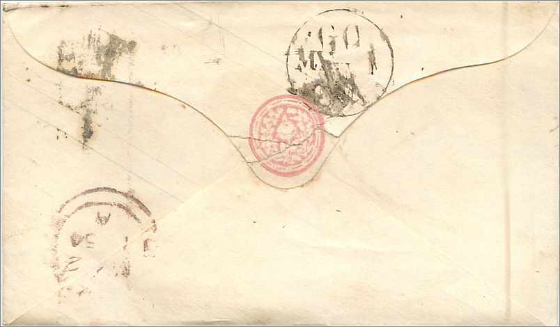 Entier Postal Postal Stationary Grande Bretagne Great Britain 1p — Verso