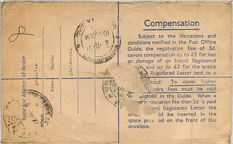 Entier Postal Postal Stationary Grande Bretagne Great Britain 5 1/2 + 1p + Machin — Verso