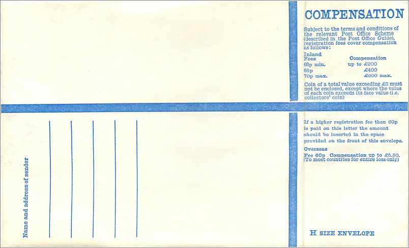 Entier Postal Postal Stationary Grande Bretagne Great Britain Machin Isle of Man 67p — Verso