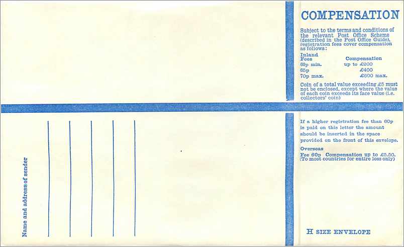 Entier Postal Postal Stationary Grande Bretagne Great Britain Machin Isle of Man 67p uprated 5p — Verso