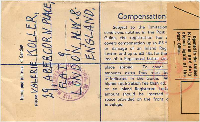 Entier Postal Postal Stationary Grande Bretagne Great Britain 6 1/2d Customs 1951 — Verso