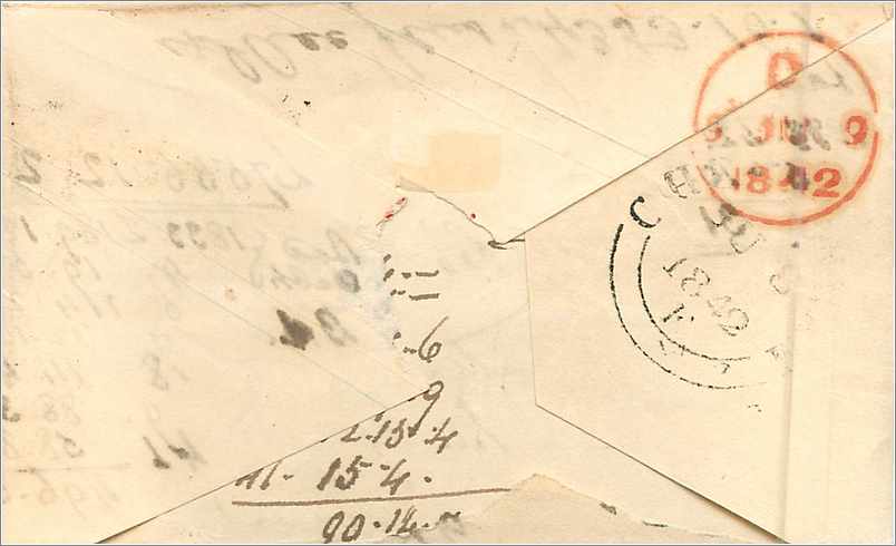 Entier Postal Postal Stationary Grande Bretagne Great Britain 1p for Kent — Verso