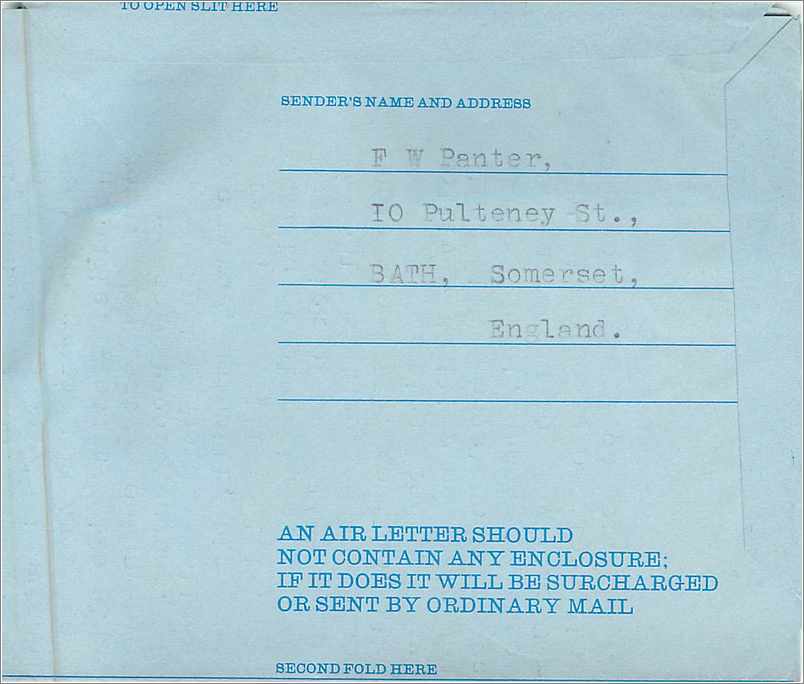 Entier Postal Postal Stationary Grande Bretagne Great Britain 9d Ange — Verso