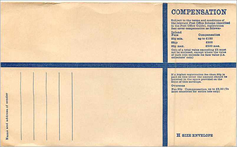 Entier Postal Postal Stationary Grande Bretagne Great Britain Isle of Man 23p Interpex Machin — Verso