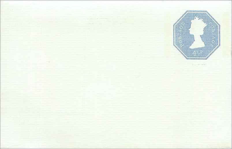 Entier Postal Postal Stationary Grande Bretagne Great Britain Machin 4 1/2p