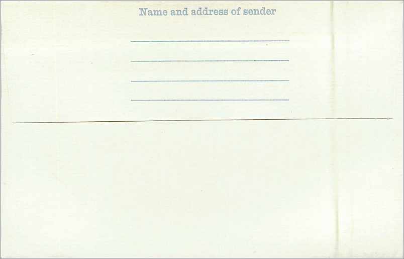 Entier Postal Postal Stationary Grande Bretagne Great Britain Machin 4 1/2p — Verso